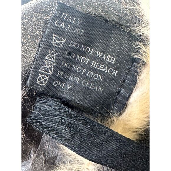 Prada Kolinsky Fur Brown/Tan Hat, made in Italy - Picture 5 of 7